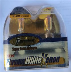 Farenheit PL-9005 Plasma White Xenon Halogen Headlight Bulbs 100W 12VDC