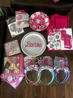 Barbie Bday Party Set 40+ Pieces