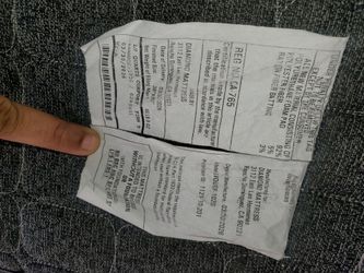 Twin xl mattress used 1 month