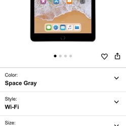 iPad 6th Generation