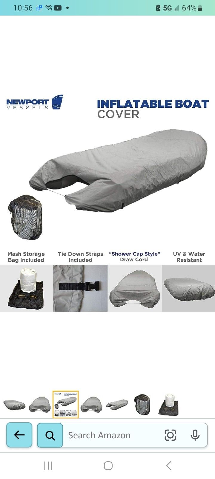 INFLATABLE DINGHY BOAT COVER