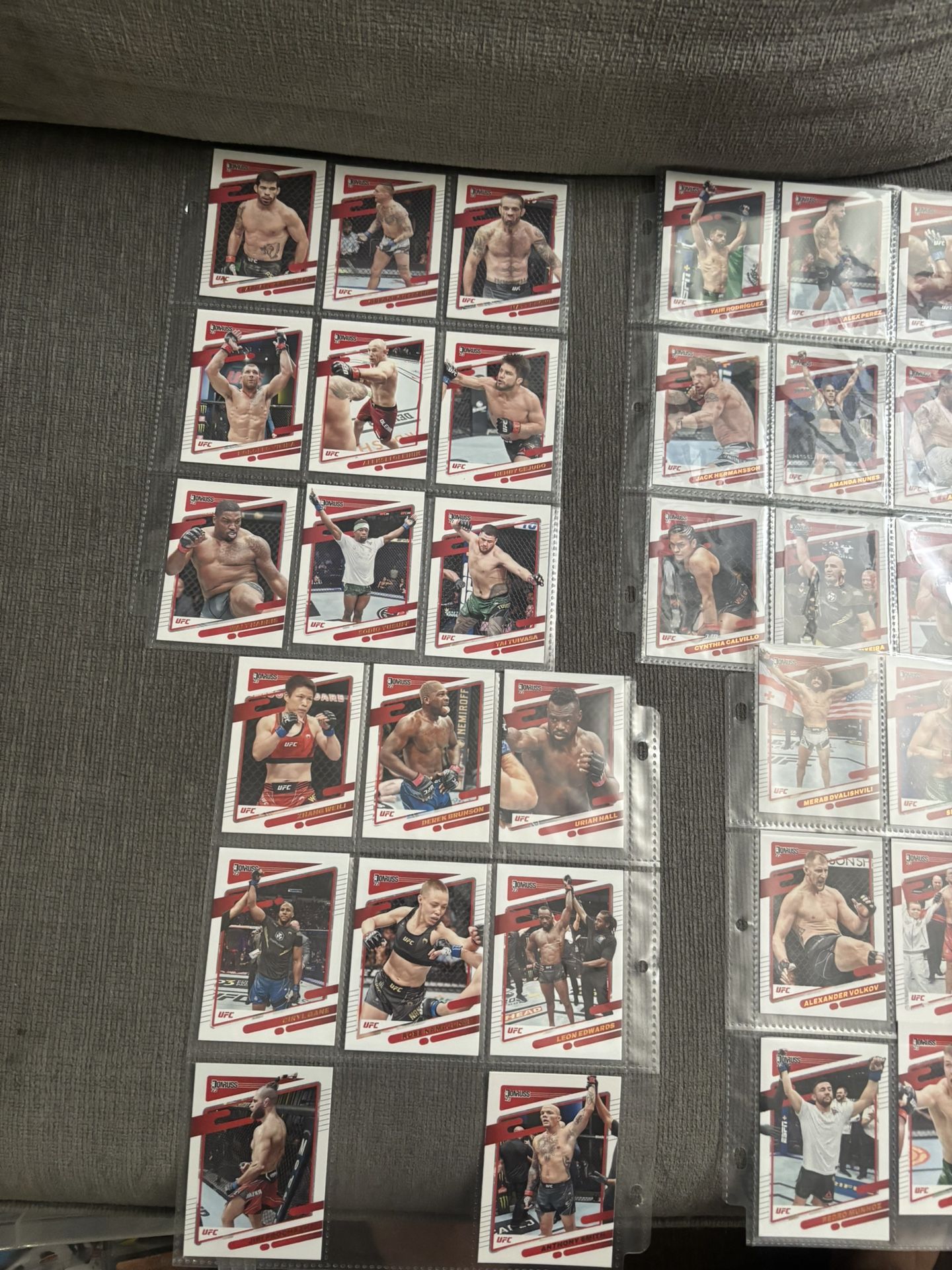 ufc card binder Topps Chrome Hobby Boxes card Base Set ufc trading cards Full Binder
