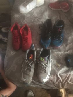 Jordan’s an Lebron shoes 50$ each