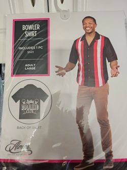 Halloween Club Bowler Shirt Adult Large