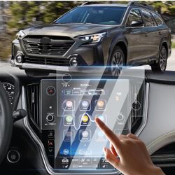 2PCS Screen Protector for 2020-2024 2025 Subaru Outback Legacy Accessories 11.6-inch GPS Touch Screen Radio Display Protector 9H Tempered Glass Protec