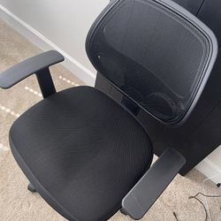 Mid Back Black Mesh Office Chair (2 Chairs)