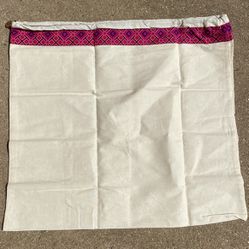 Tory Burch Drawstring Large Dust Bag Pink W/Gold Charm 22” x 21” for Handbags