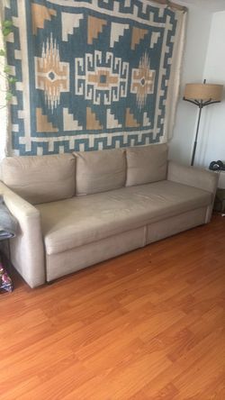 Couch with Pull Out mattress and Storage
