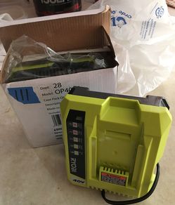 RYOBI 40 V charger