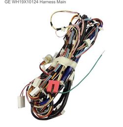 GE Washer GFWR4805F0MC Main Wire Harness Part# WH19X10124