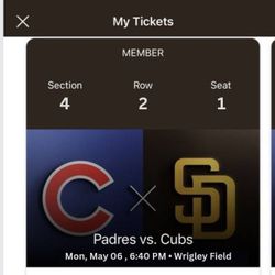 Cubs Vs Padres 