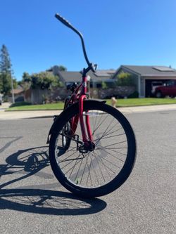 Huffy Cranbrook cruiser bike (Red)