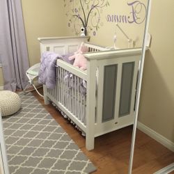 Newport Cottages Baby Crib + Mattress – $75