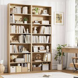 82" Tall Bookshelf, 7-Tier Open Shelves Bookcase, Freestanding Display Storage Shelves, Tall Bookcase Home Decor Furniture for Home Office, Living Roo