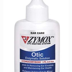 Zymox Otic Dog & Cat Ear Infection Treatment with Hydrocortisone, 1.25-fl oz bottle