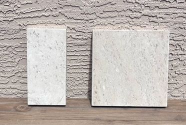 Natural Stone Travertine Tiles - approx 27.5 sq ft. - 2 sizes see description for count