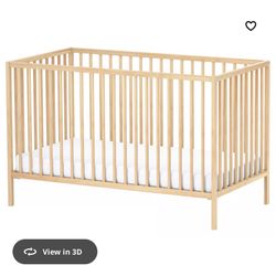 Crib And Crib Mattress 