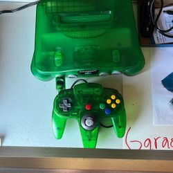 Special Edition Green See Through Nintendo 64