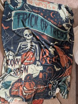 Halloween Throw Blanket Trick or Treat