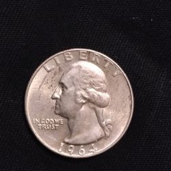 25 cent WashingtonQuarter 1964 D