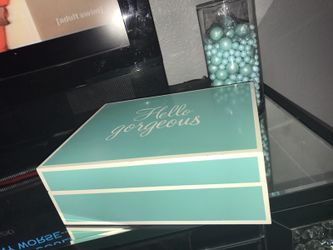 Hello gorgeous teal turquoise jewelry box