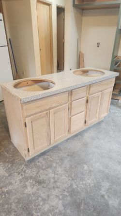 FREE Double Sink Bathroom Vanity