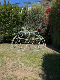 Back yard climbing dome