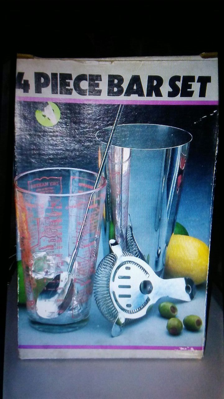 Vintage bar set