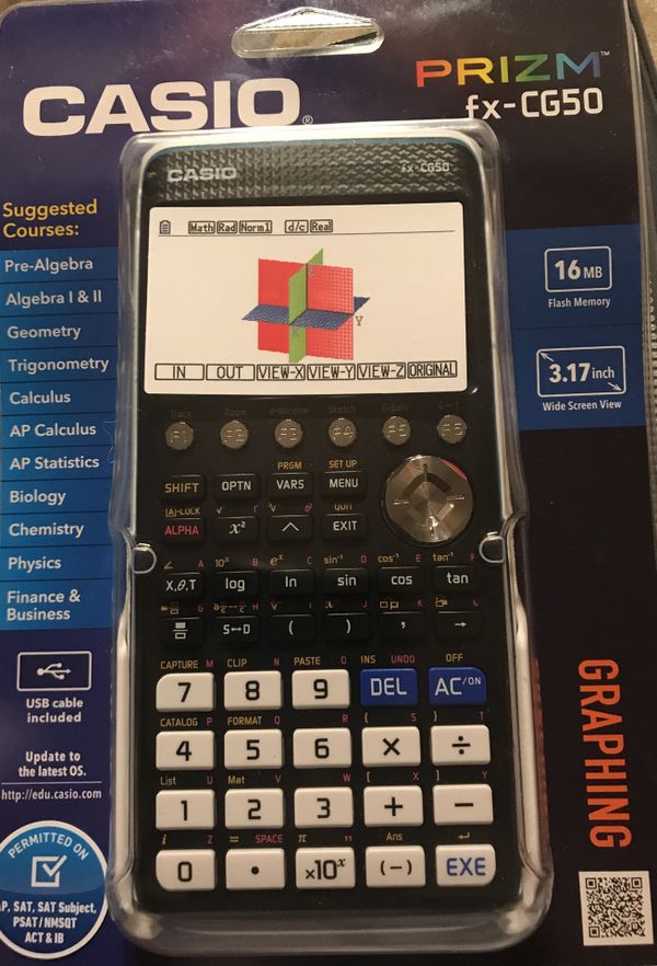Casio Graphing Calculator Fx Cg50 Prizm Brand New For Sale In Mcdonough Ga Offerup - 