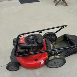 Craftsman gas Mower And Electric Weed Wacker