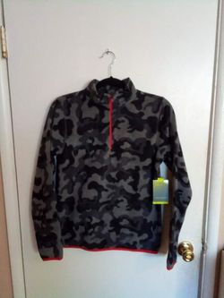 Boys Camouflage Pullover Sweater