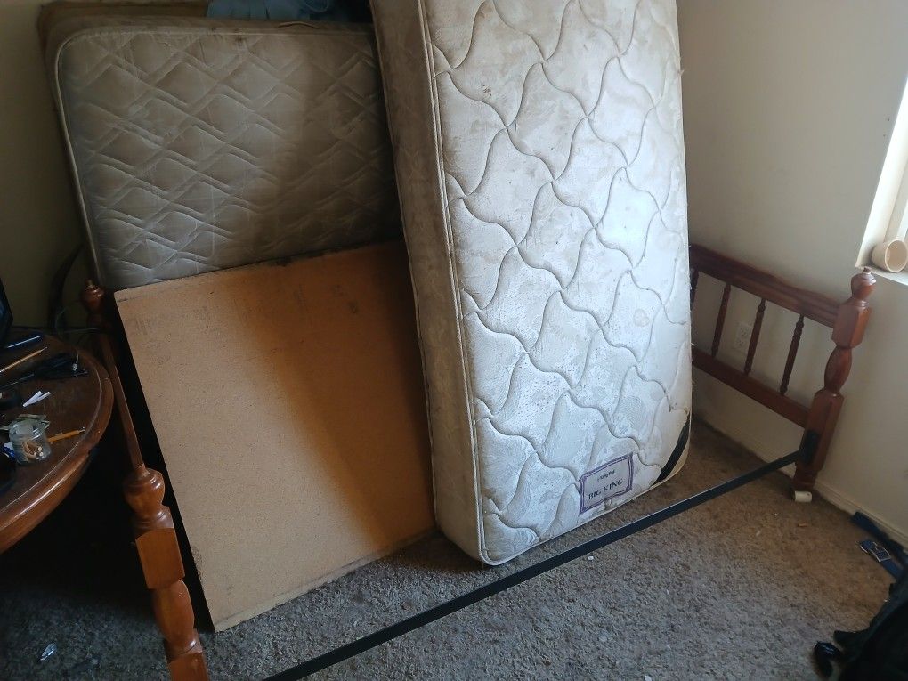 Twin Bed And BedFrame