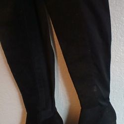 Over The Knee Black Boots