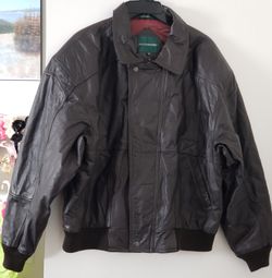 Brown leather jacket hill and Archer size 42
