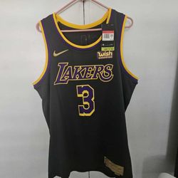 NWT Lakers Anthony Davis Earned Jersey RARE