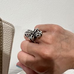925 Silver Cross Ring