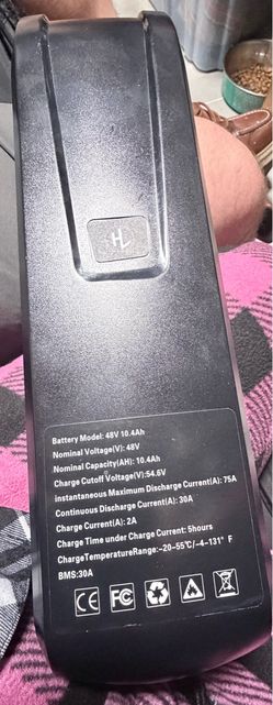 36V 48V Ebike Battery 4 Pin 10.4AH