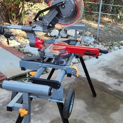 10in compound Sliding miter saw with stand 