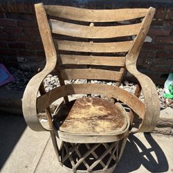Vintage Mexican Equipal Chair