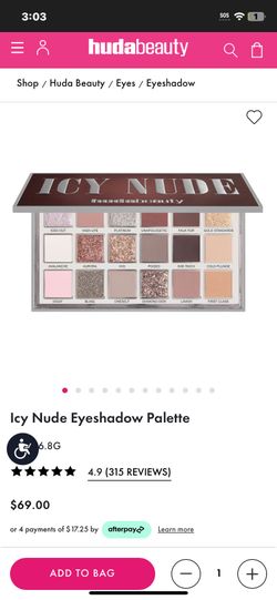 New HudaBeauty Icy Nude Palette 