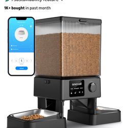 oneisall Automatic Cat Feeder with 5G WiF