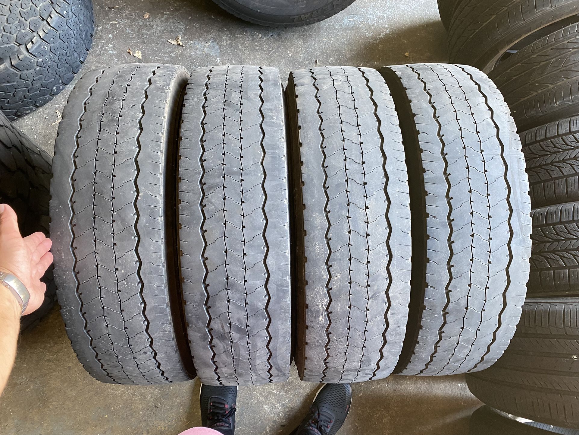 4) 225/70/19.5 Continental HSR+ Tires Load Range G DOT 3522 $395 for 4 I carry other sizes