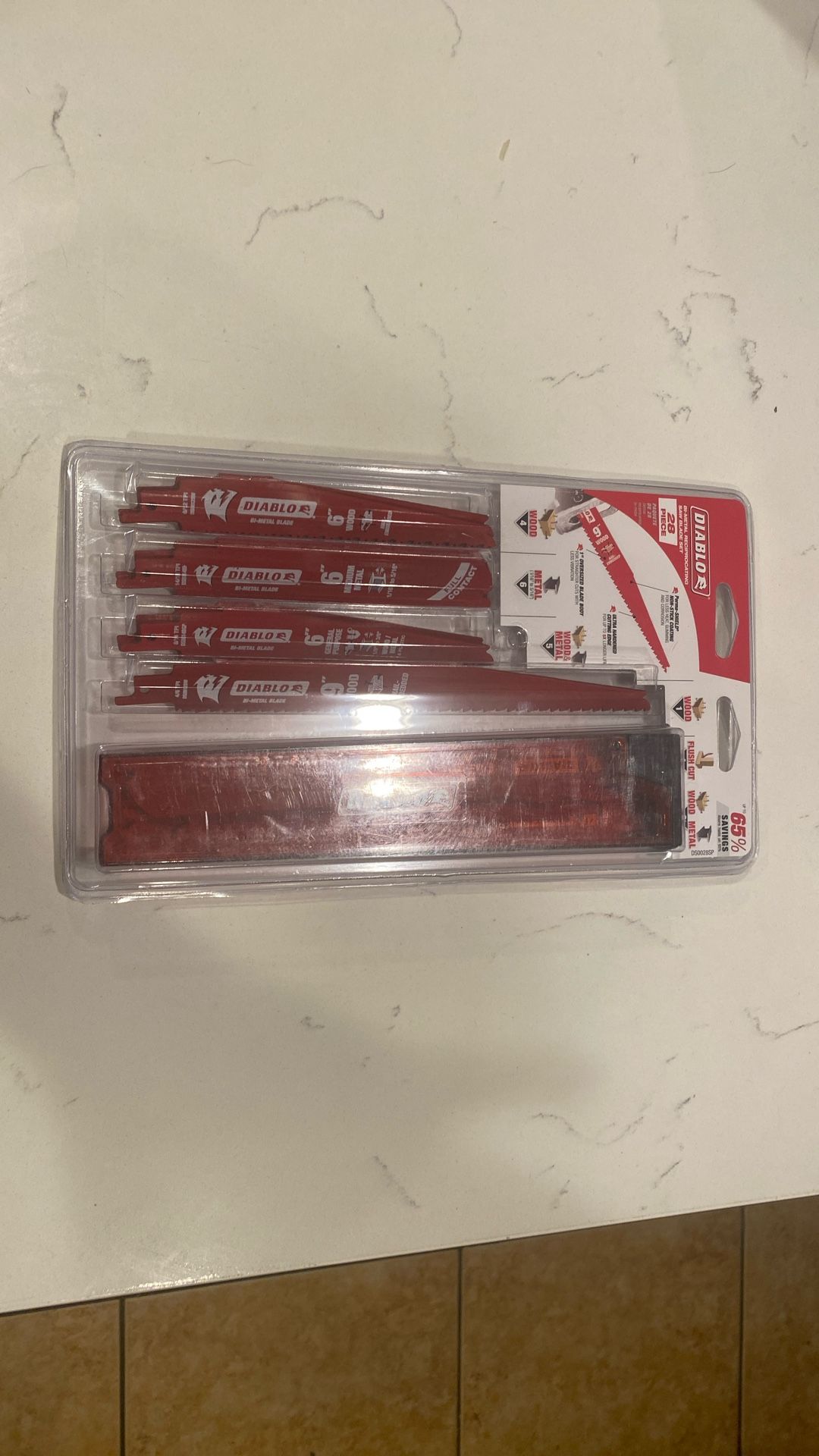 Diablo Reciprocating Saw Blade Set.
