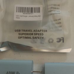 40 W FAST CHARGERS