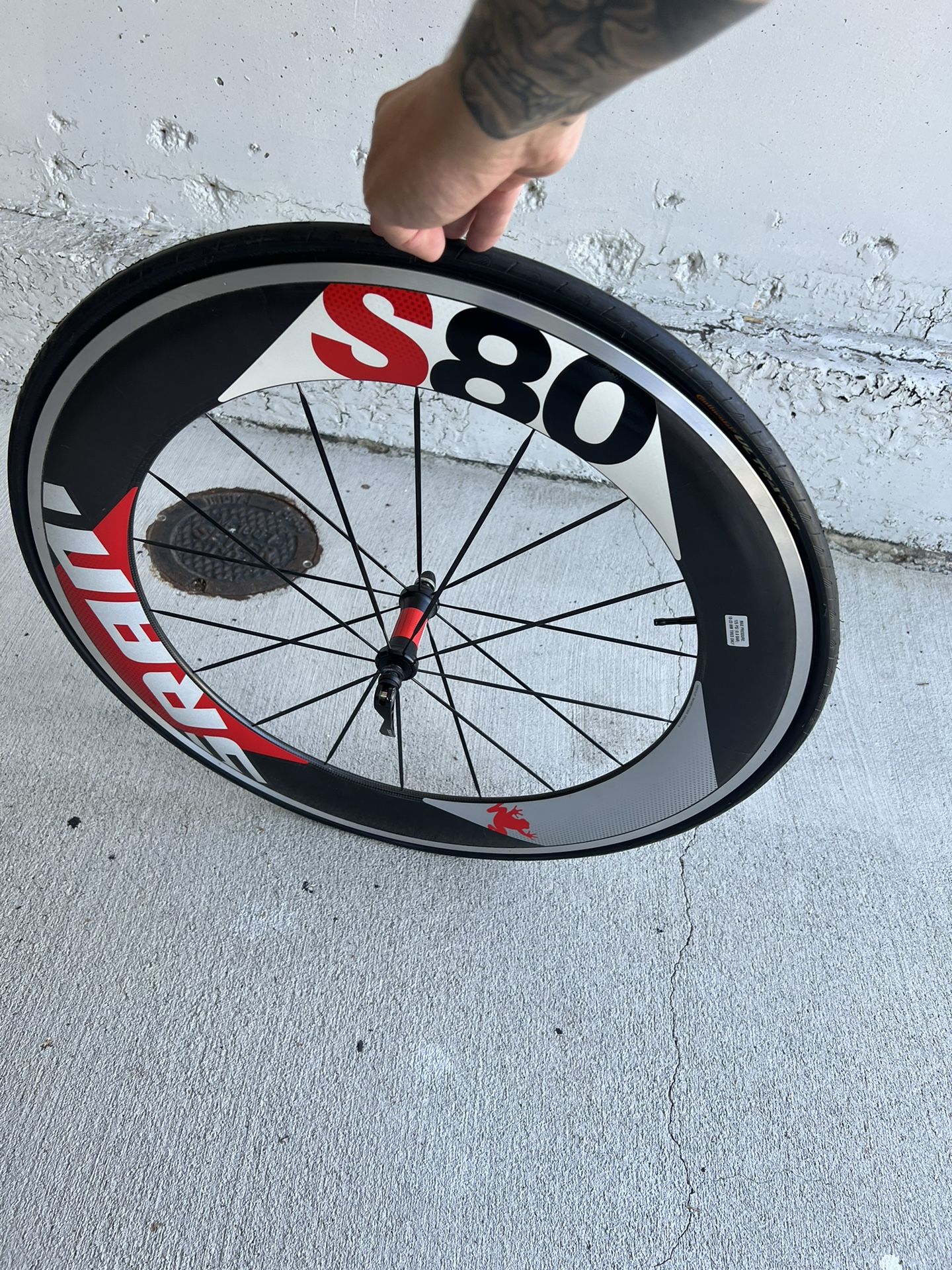 SRAM S80 Carbon Front wheel - 700c Quick release - RARE