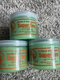 3 Bronner Bros Double Strength Super Gro 6oz