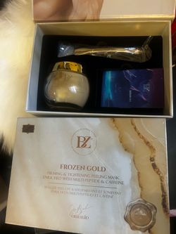 Below Zero Frozen Gold - Firming & Tightening Peeling Mask enriched with Multi-Peptide & Caffeine