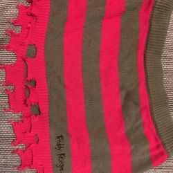 freddy kruger striped skirt 