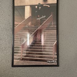 Signed David Gravette Framed Volcom Poster 1 Of 1
