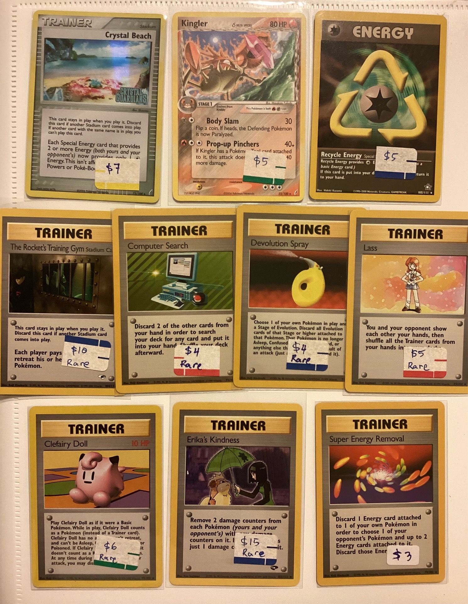 Vintage Pokémon Cards